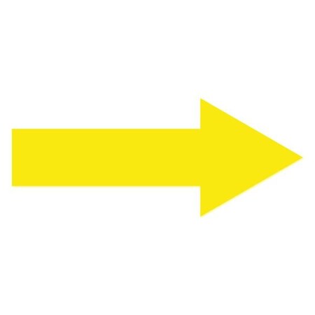 Ergomat 34inx12in Stem 6in Mean Lean Arrows Yellow, 2PK DSML-ARR-34-Y-KIT